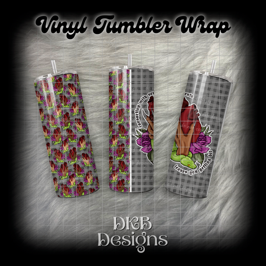 Consorting with serpents 3 vinyl tumbler wrap