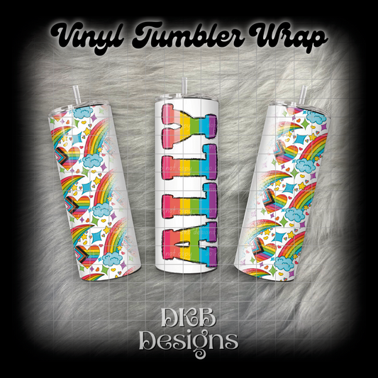 Ally vinyl tumbler wrap