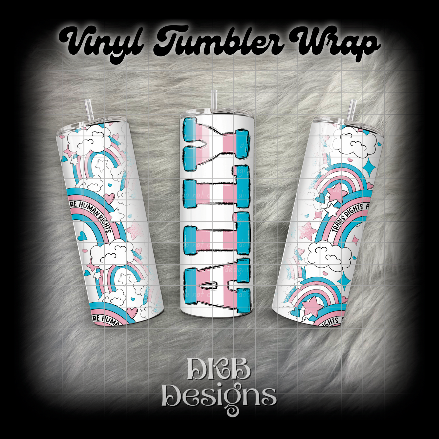 Ally vinyl tumbler wrap