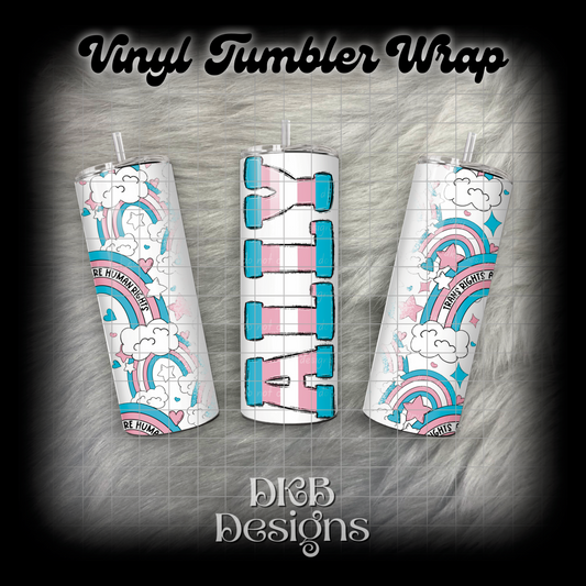Ally vinyl tumbler wrap