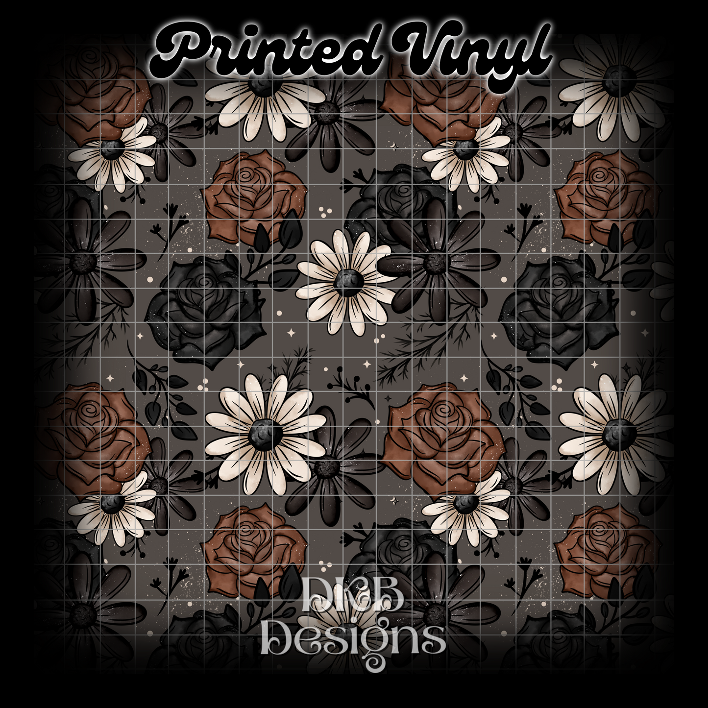 Dark neutral Printed Vinyl