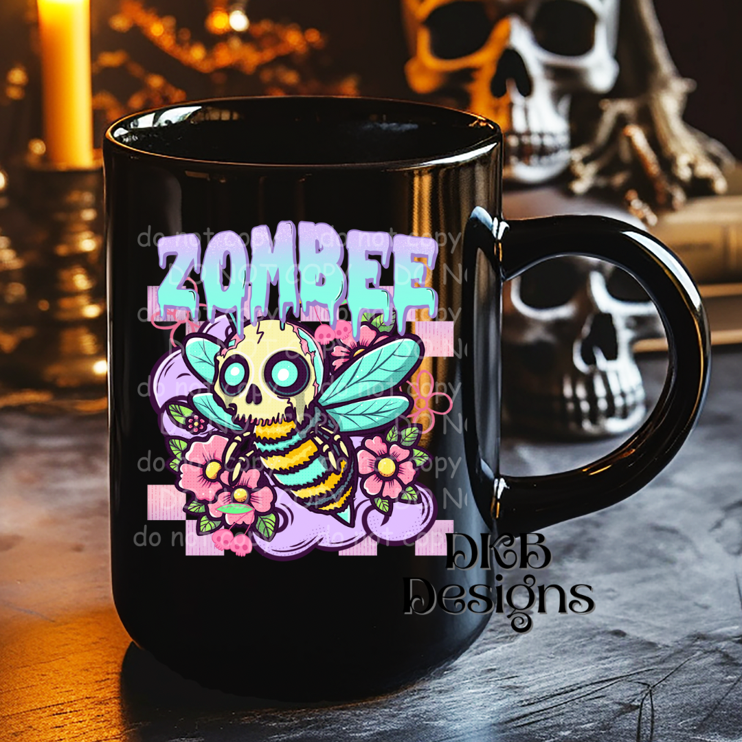 Zombee pink UV DTF