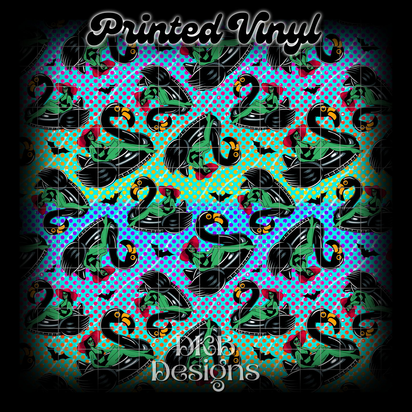 Spooky beach Printed Vinyl