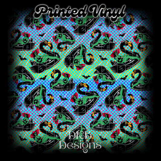 Spooky beach Printed Vinyl