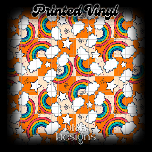 Rainbow Printed Vinyl