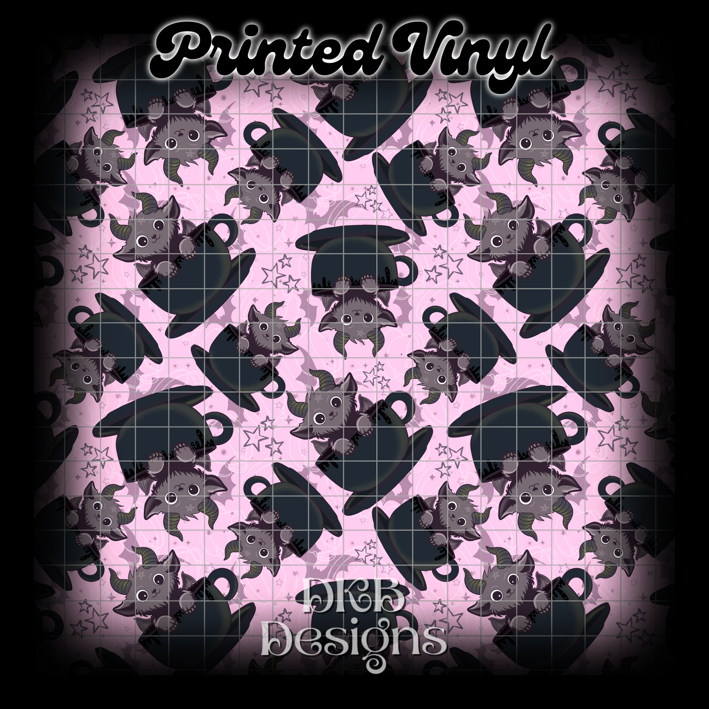 Baphy Magic coffee dark Printed Vinyl