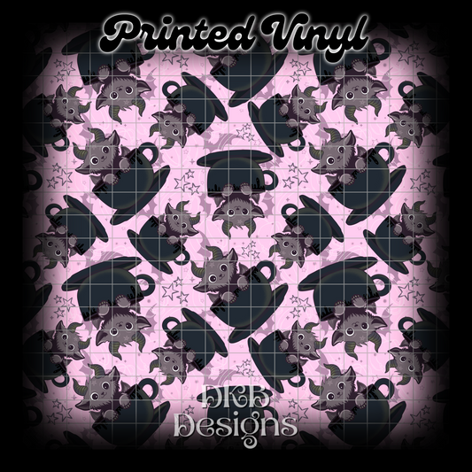 Baphy Magic coffee dark Printed Vinyl