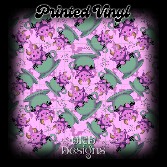 Baphy Magic coffee light Printed Vinyl