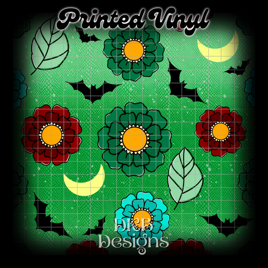 Medusa florals Printed Vinyl