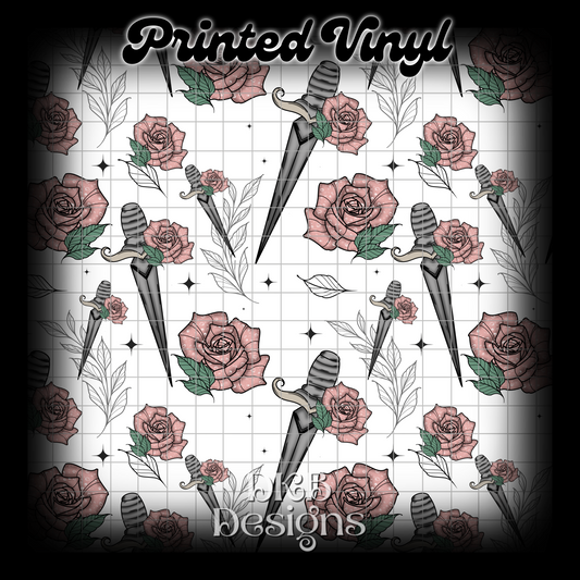 Swords Printed Vinyl