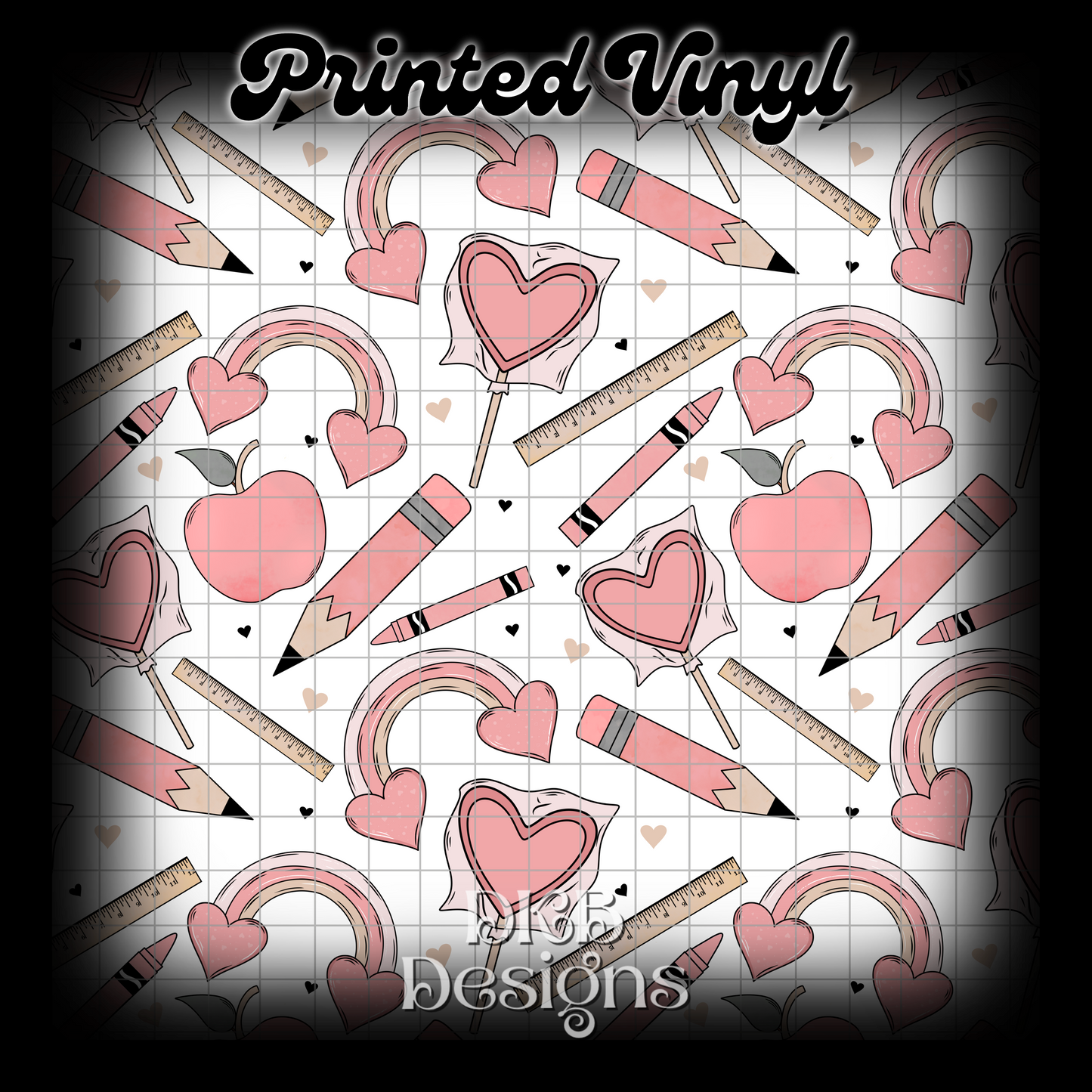 Teaching sweethearts Printed Vinyl