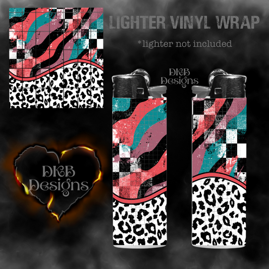 Grungy lighter vinyl wrap