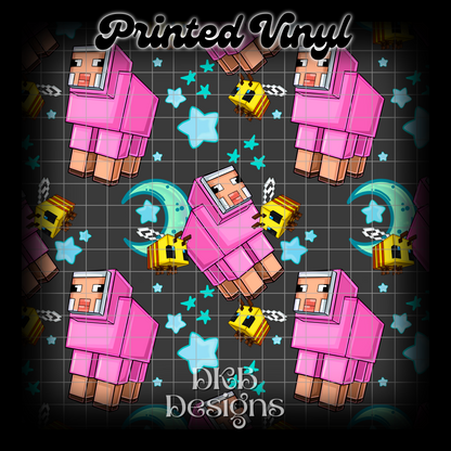 Square sheep Printed Vinyl (5 color ways)