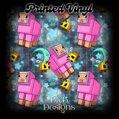 Square sheep Printed Vinyl (5 color ways)