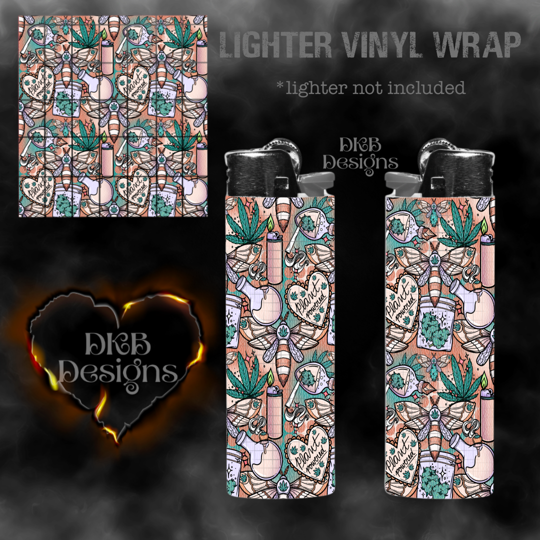Plant powered lighter vinyl wrap