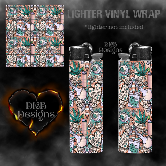 Plant powered lighter vinyl wrap
