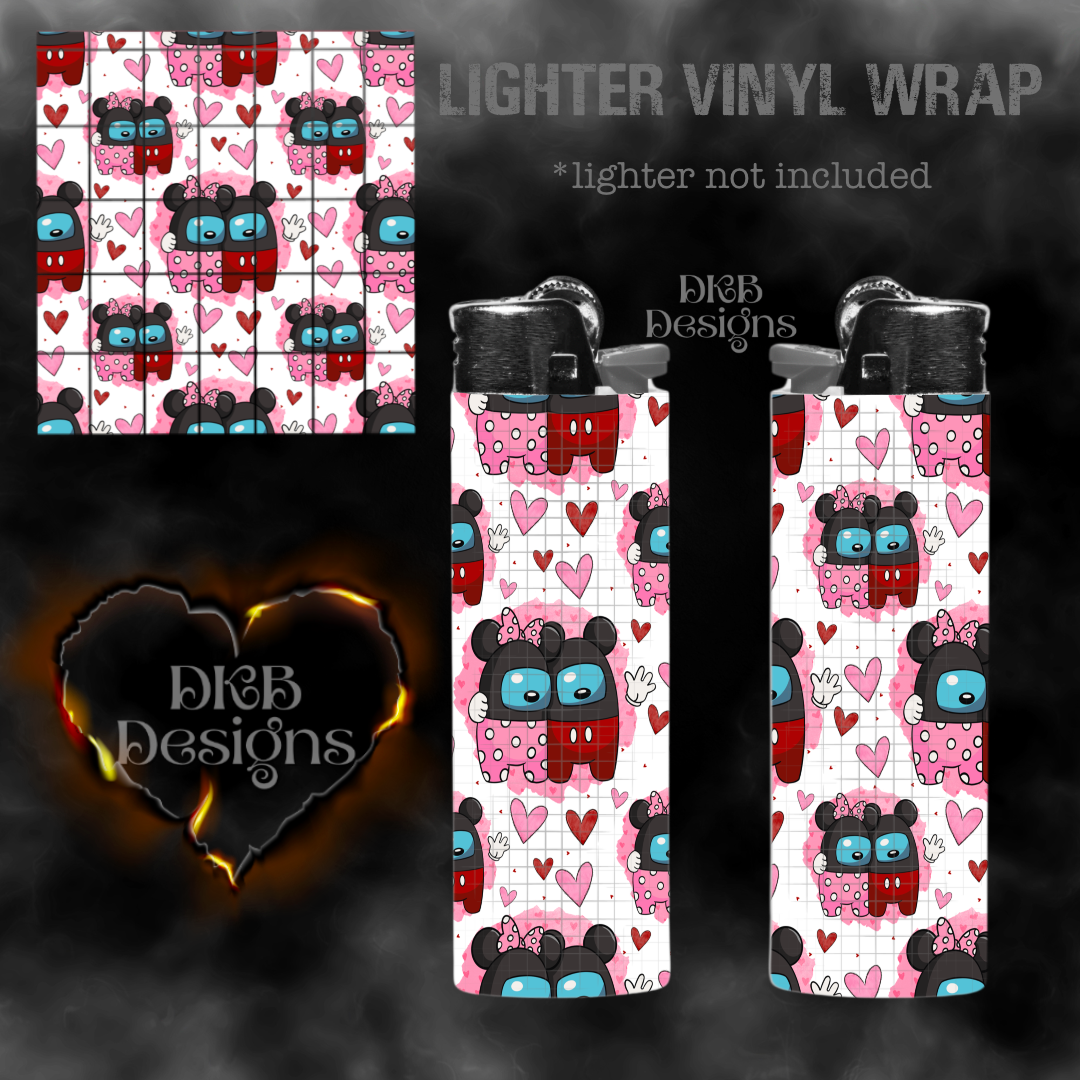 Mice lighter vinyl wrap