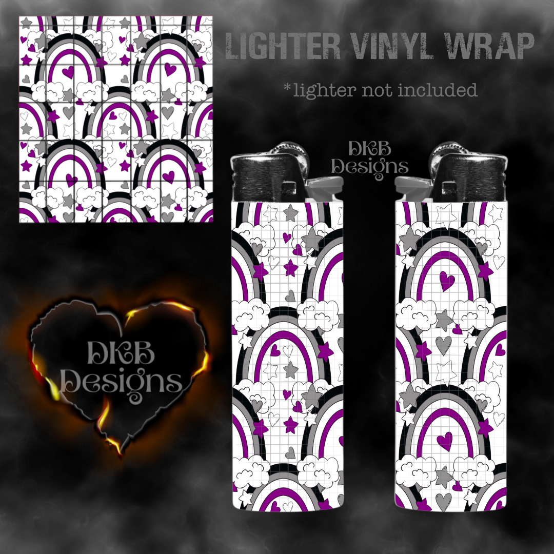 Pride lighter vinyl wrap