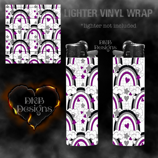 Pride lighter vinyl wrap
