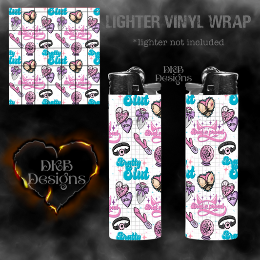 Brat n proud lighter vinyl wrap