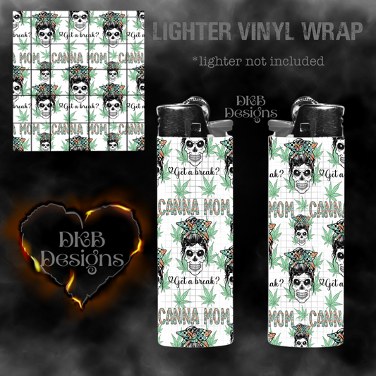 Canna mom get a break? lighter vinyl wrap