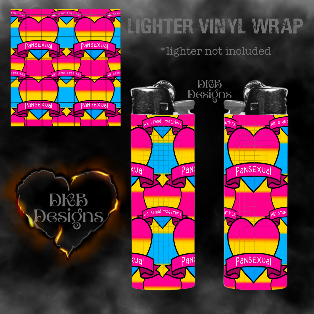Pride lighter vinyl wrap