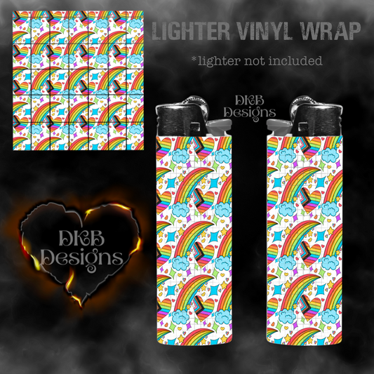 Pride lighter vinyl wrap