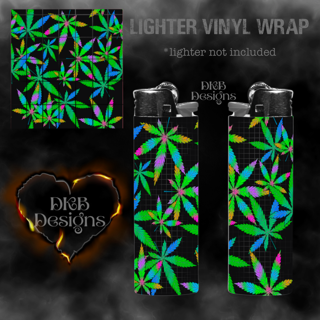Weed lighter vinyl wrap