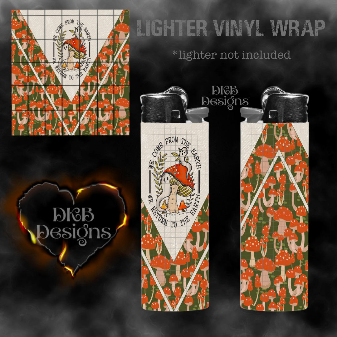 We come from the earth vinyl lighter wrap