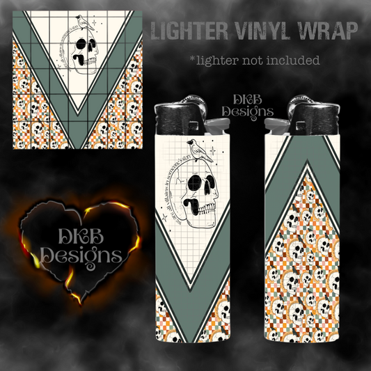 We are all villians vinyl lighter wrap
