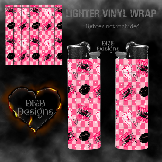 Stupid cupid vinyl lighter wrap