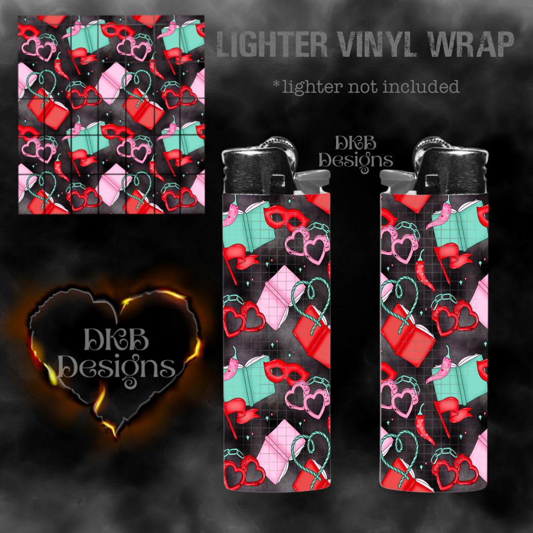 Smut vinyl lighter wrap