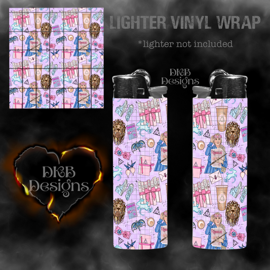 Luna vinyl lighter wrap
