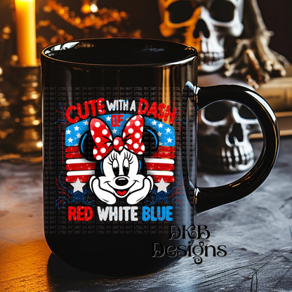 Cute with a dash UV DTF