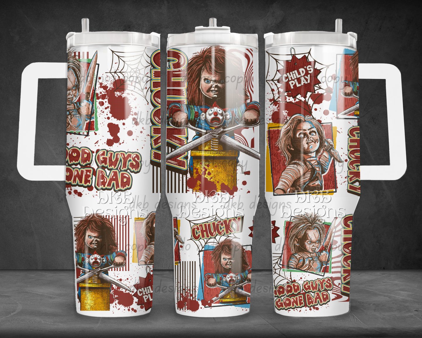 Doll 40oz Tumbler UV DTF