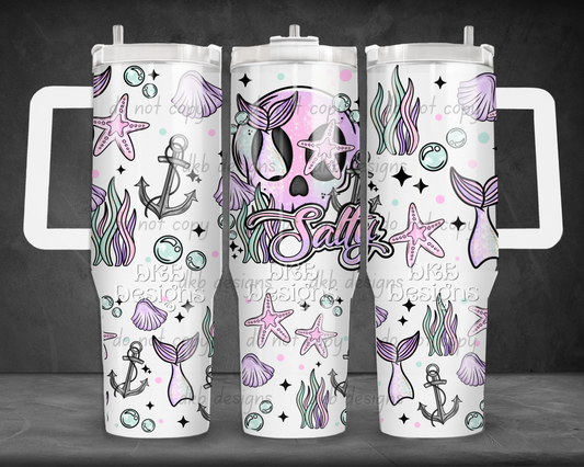 Salty 40oz Tumbler UV DTF