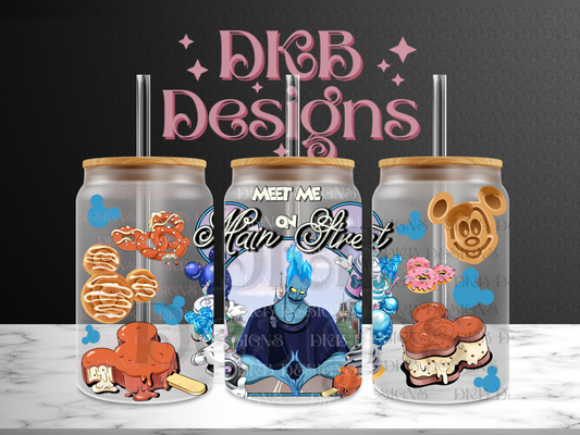 Main street 15 16oz glass can UV DTF