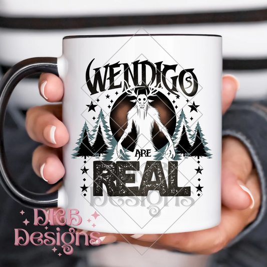 Wendigos are real dark UV DTF