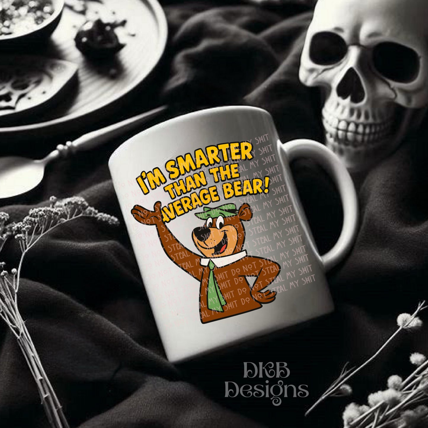 Smarter than the average bear UV DTF