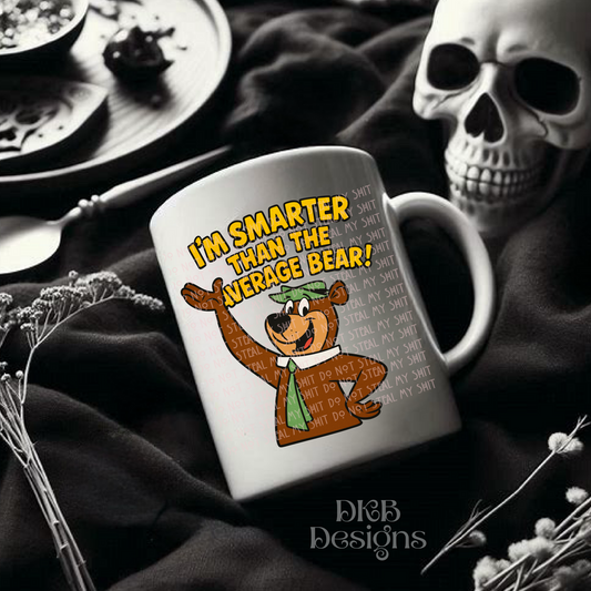 Smarter than the average bear UV DTF