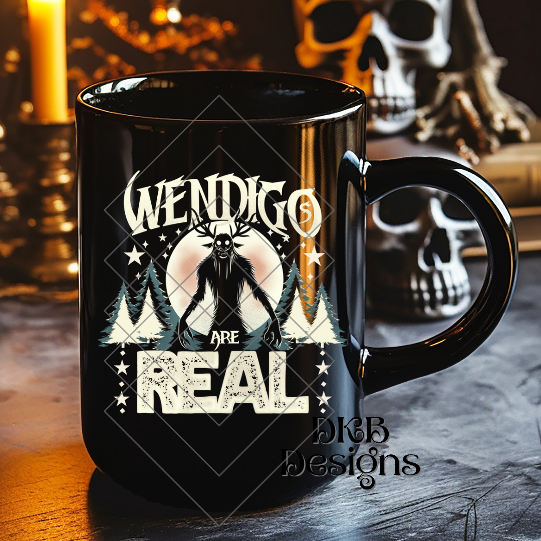 Wendigos are real light UV DTF