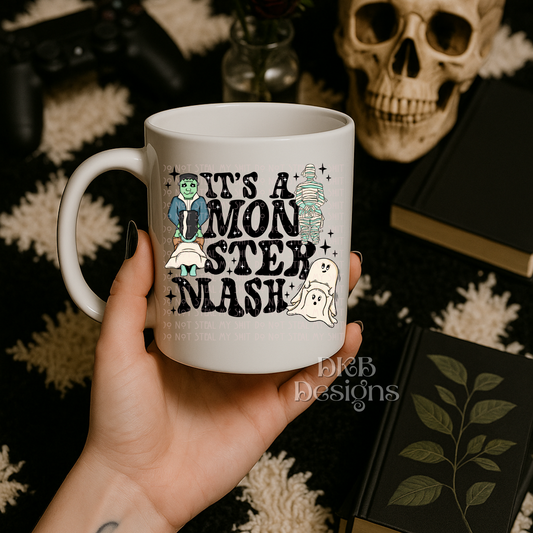 Monster mash color UV DTF