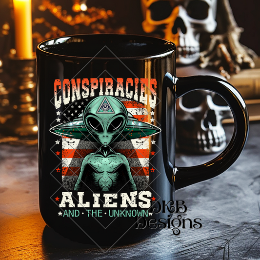 Aliens and the unknown UV DTF