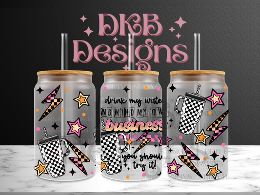 You should try it 16oz glass can UV DTF