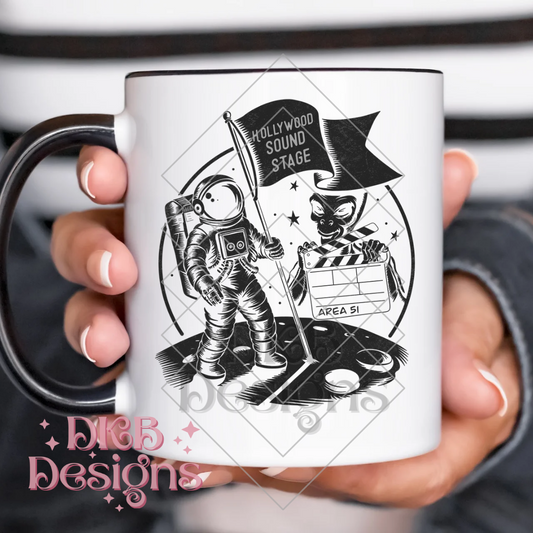 Moon landing dark UV DTF