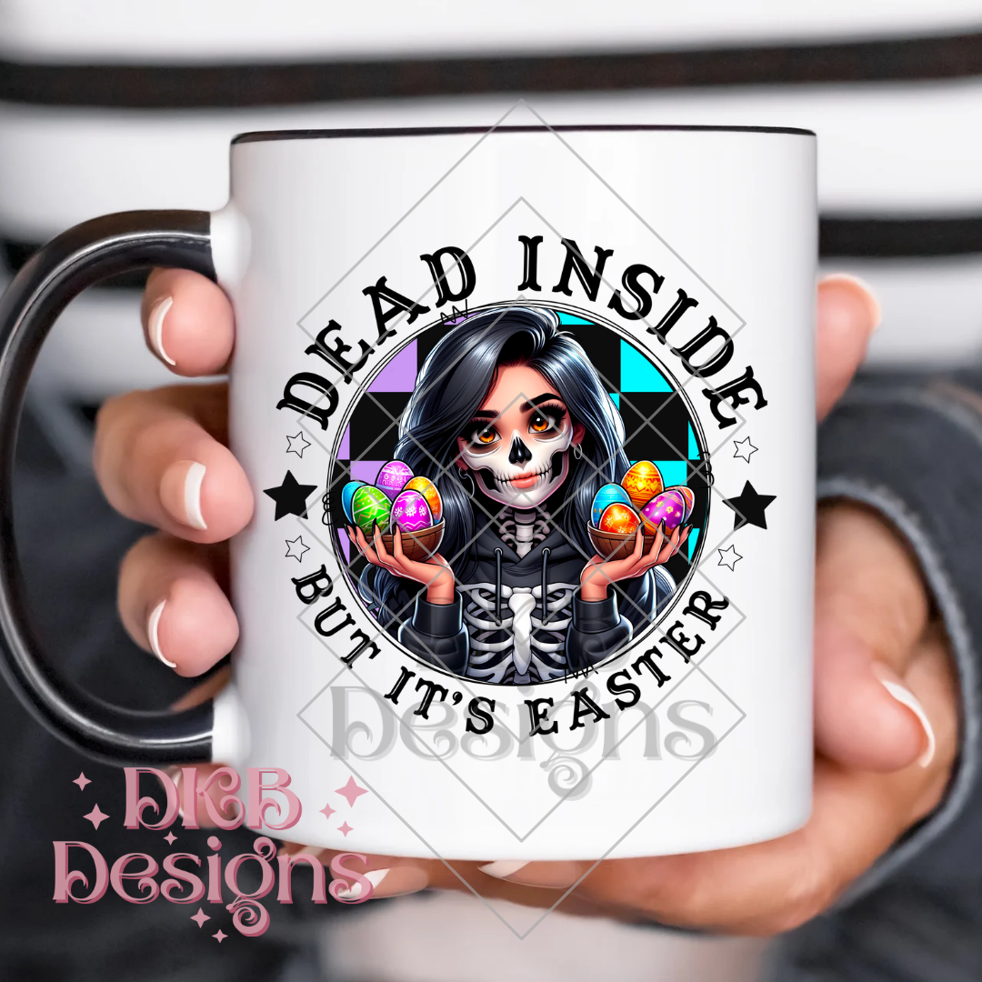 Dead inside but it's easter UV DTF