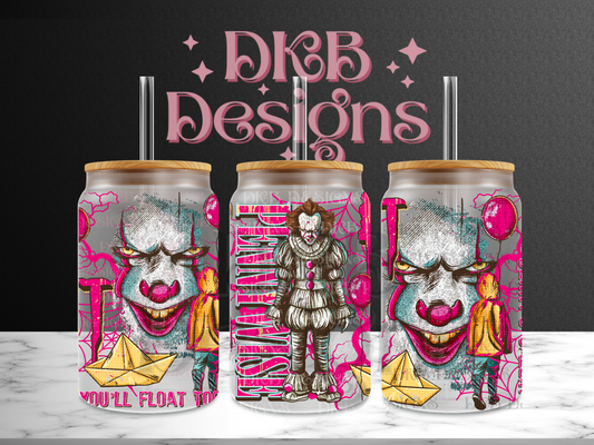 PW 16oz glass can UV DTF