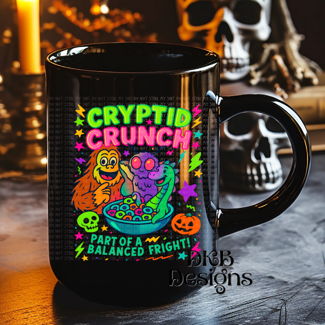 Cryptid crunch UV DTF
