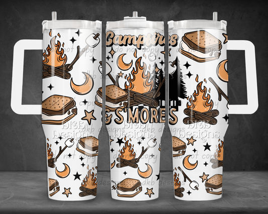 Campfires 40oz Tumbler UV DTF