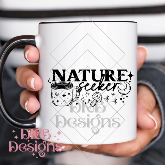 Nature seeker black UV DTF